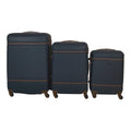 SMTE -  Quad Wheel Quality Travel Ware -3 Piece Luggage Set-NX0 - Blue