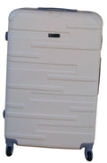 SMTE - 1 Piece Mooistar 22 inch Travel Luggage Suitcase Bag - Cream White