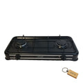 SMTE - Efficient 2Plate Gas Stove: Upgrade Your Kitchen TodayBlack+ Keyring