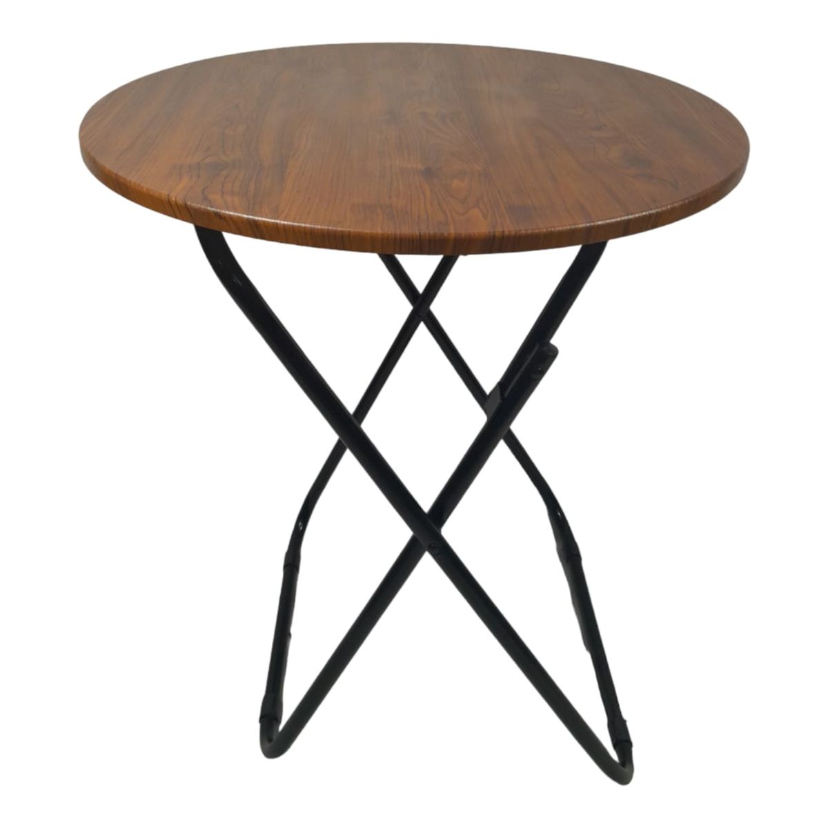 SMTE - Fancy Foldable Flip Round Table-Wood - 60 cm