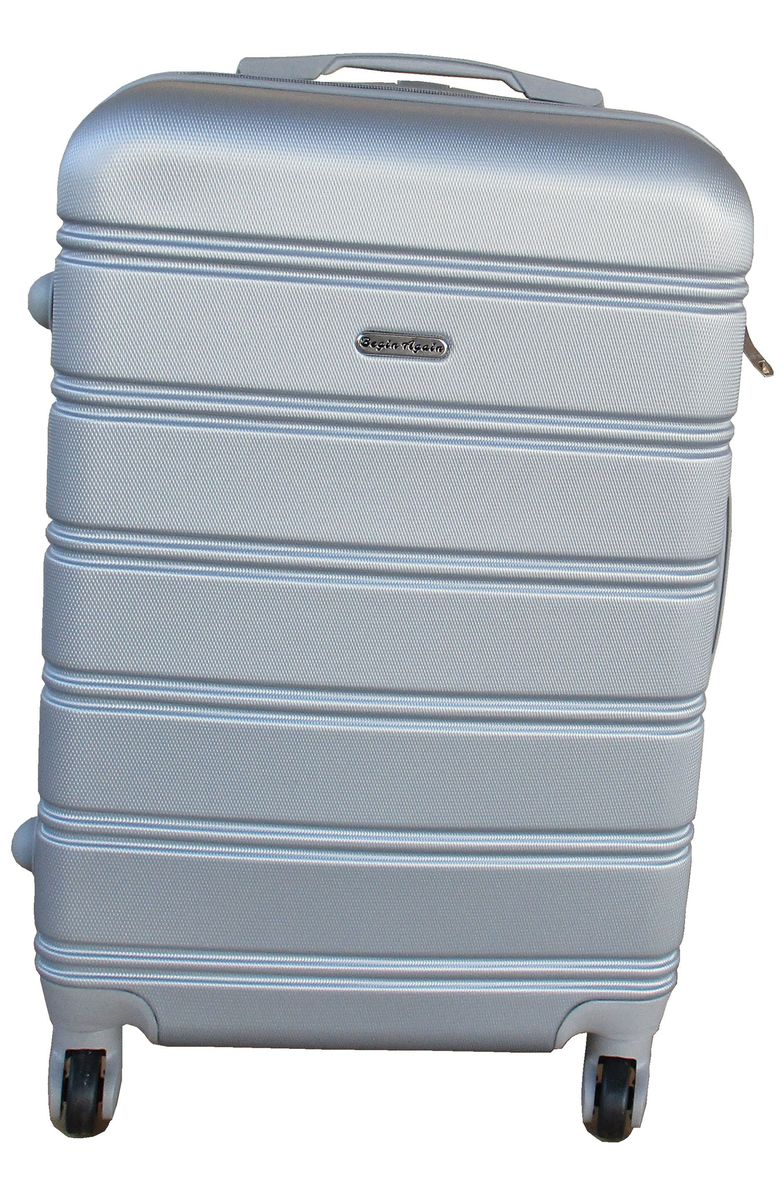 SMTE - 1 Piece Premium Travel Luggage Bag 19" - Silver