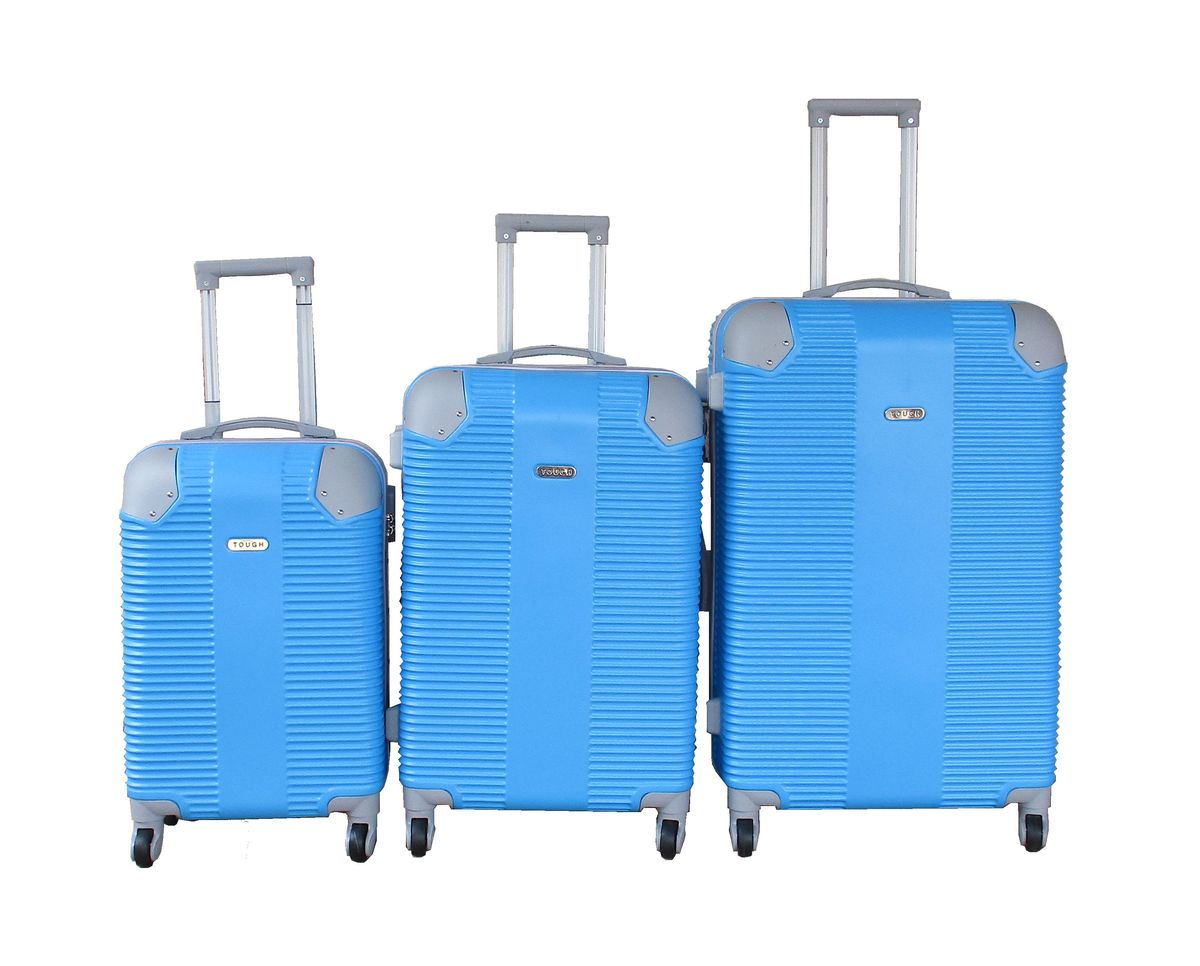 SMTE - Travel 28Inch Luggage Suitcase Bag SetStylish3PieceSBlue
