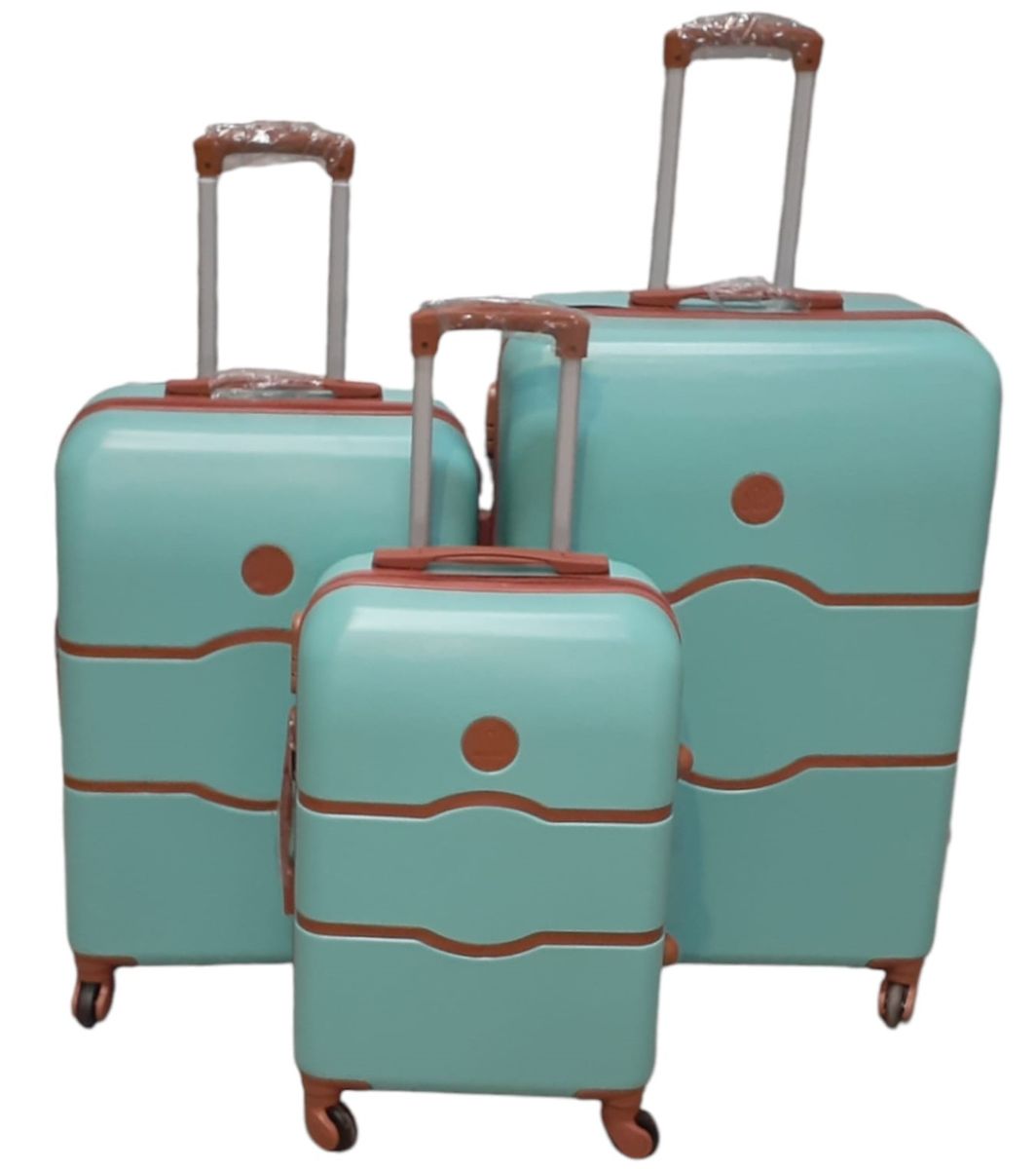 SMTE - Elegant 3inLuggage Set: Travel in Style and ComfortLight Blue
