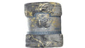 SMTE - Luxury Plush Throw Blanket - Grey, Gold