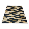SMTE - 200cm by 150cmModern 3D Geometric Design Area Rug A5 With  keyring