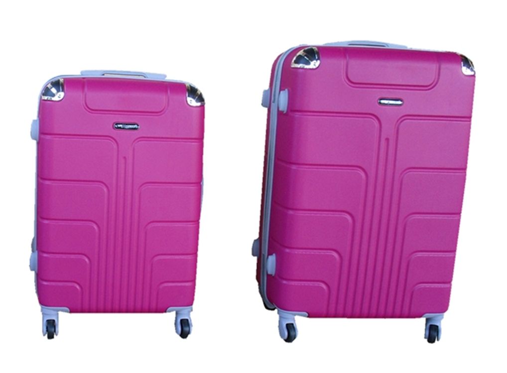 SMTE - 2 Piece Luggage Set - Hot Pink
