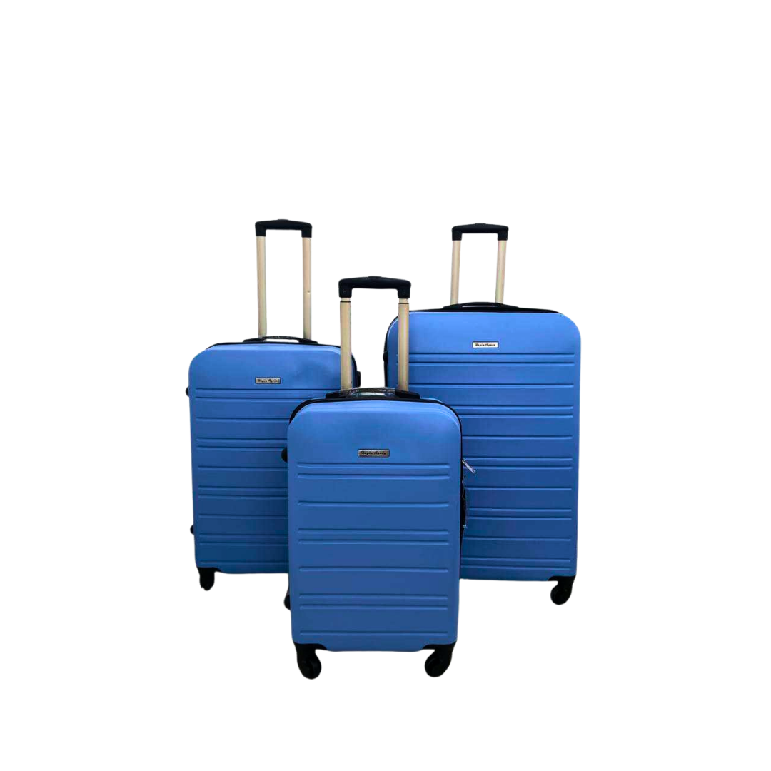 SMTE - 3 piece Luggage Set Travel PartnerStrong and DurableSky Blue
