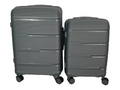 SMTE -  Acesa Hard Shell Elite Suitcase Set 2 Piece - Grey