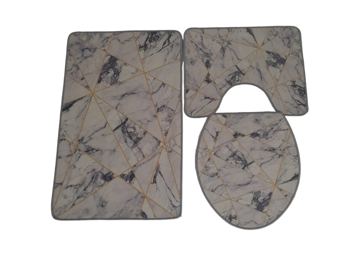 SMTE - Quality Comfortable 3 Piece Toilet /Bathroom Set - F23 - Ts3p -1