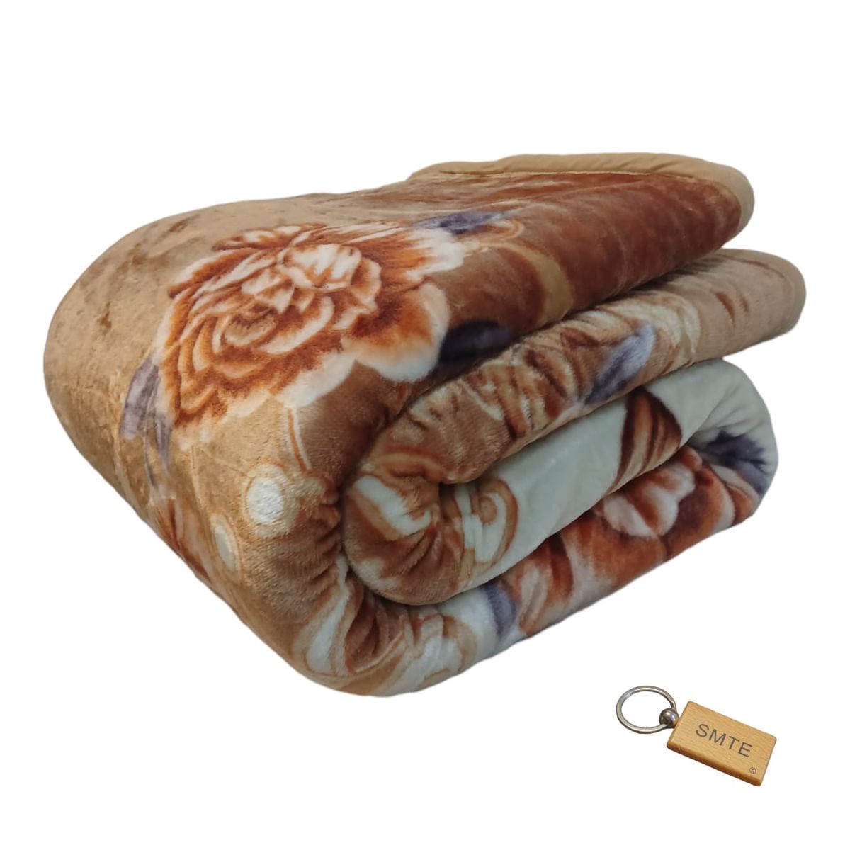 SMTE - Double Comfort: 2Ply Blanket CollectionB18+ KeyringLight Brown
