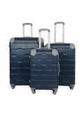 SMTE - BeginAgain 3pc Luggage set durable materialDark Blue