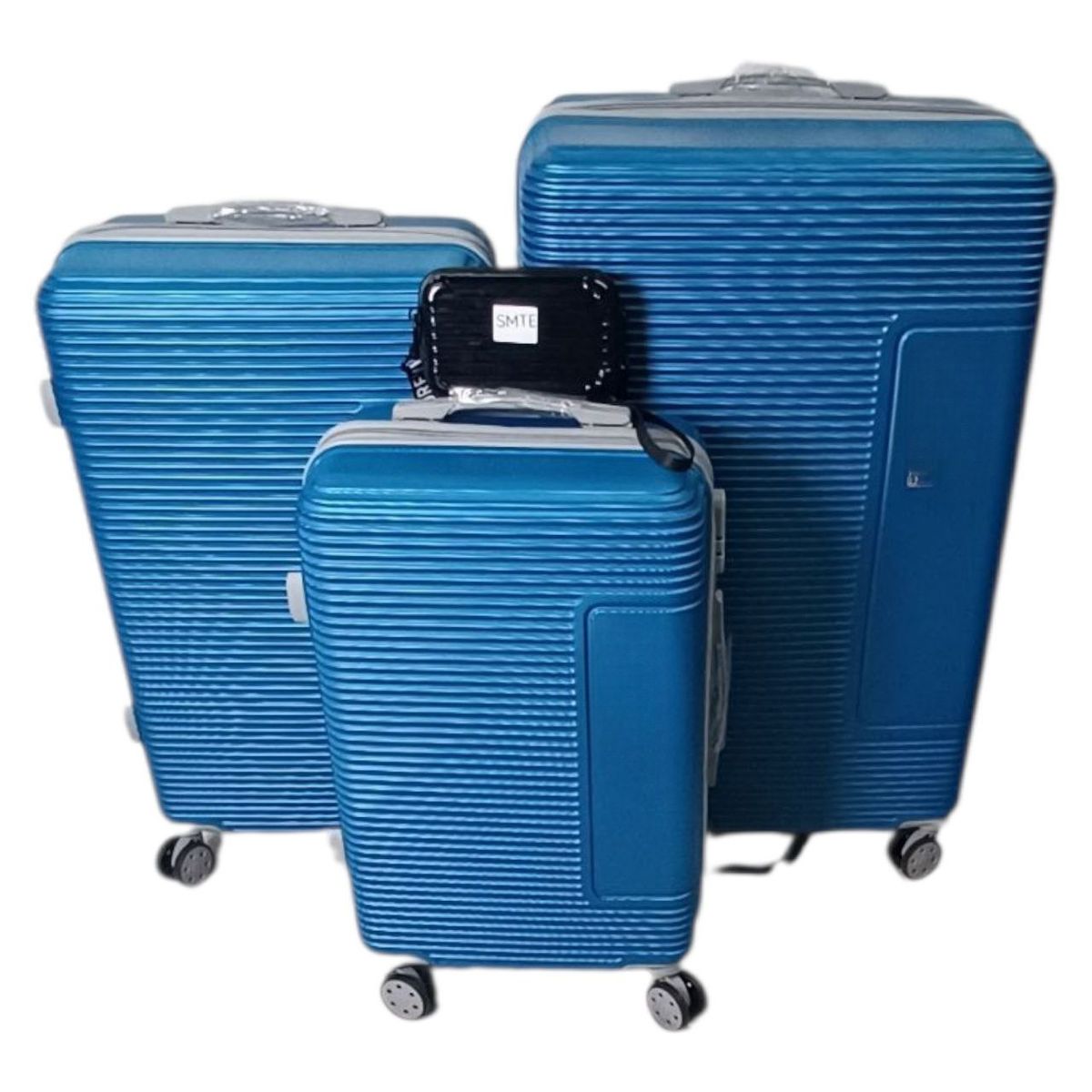 SMTE - Galaxy G 4Piece Hard Shell Luggage SetBlue