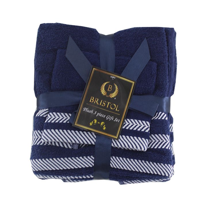 SMTE - Bristol Towel Gift Set - Navy Blue
