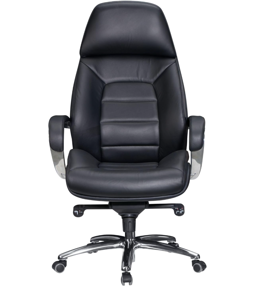 SMTE - A188 Office chair black genuine leather