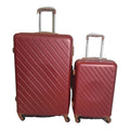 SMTE - 2 Piece Hard Outer Shell Luggage Set Premium ZTRed