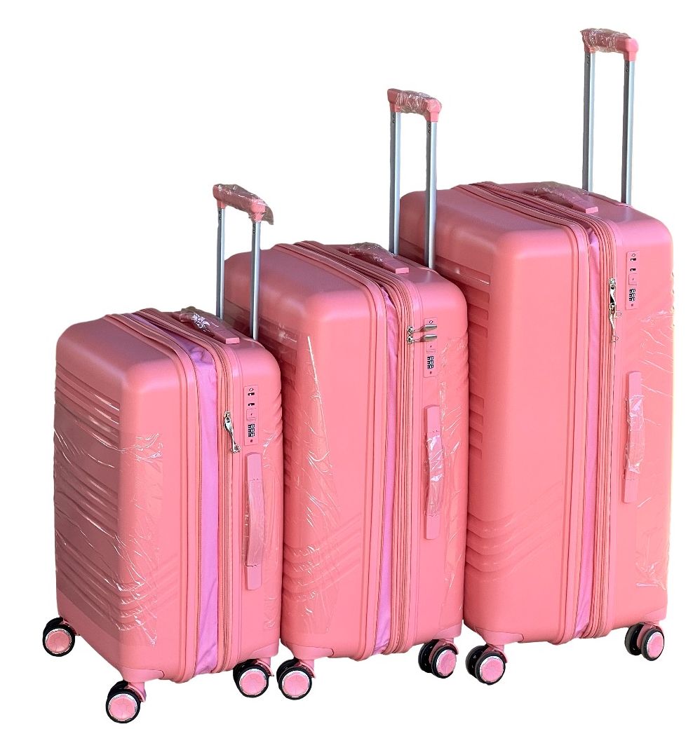 SMTE - Le Emporer Unbreakable and Expandable Suitcase Set30inch Luggage SetBlush Pink