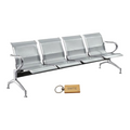 SMTE - Modern and Metal Four Seater Waiting Area Reception Chairs + keyring
