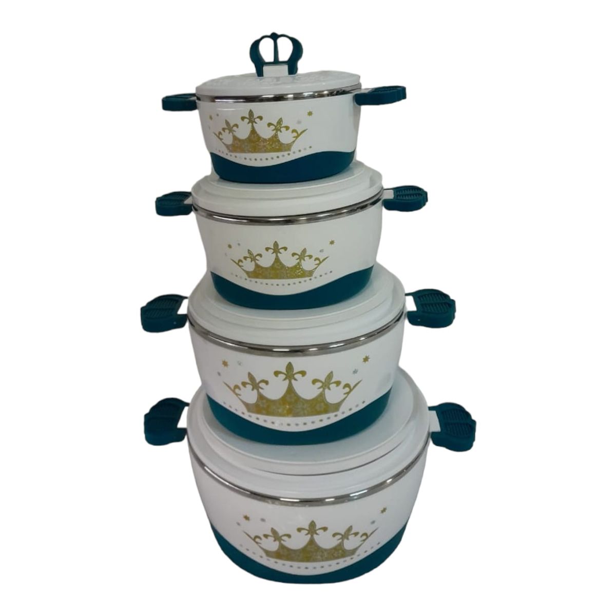 SMTE - Insulated Casserole- 4 Piece Set- White- THM04