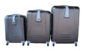 SMTE - 3Piece ABS Luggage SetHardShellSpinner Wheels/Telescoping Handles