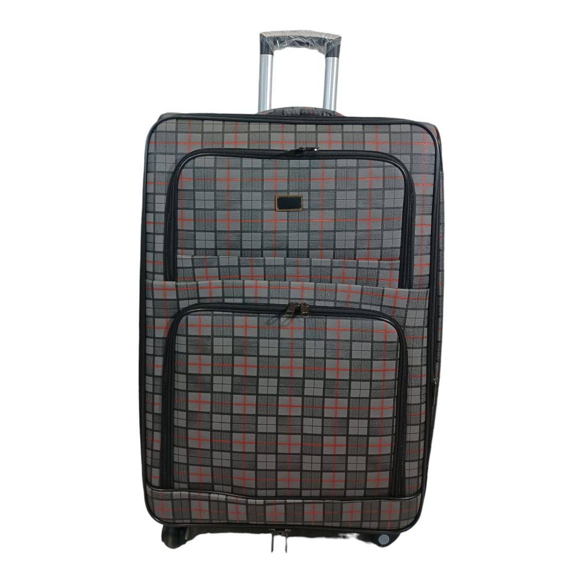 SMTE - Trolley 1Piece Travel Luggage SpinnerFabricGrey55 cm