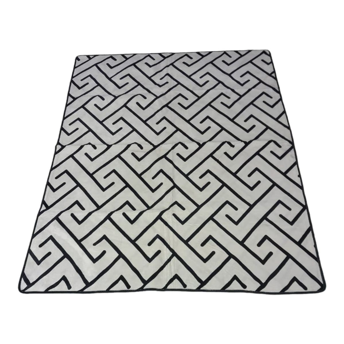 SMTE - Quality Modern 2m Geometric Design Super Soft Rug JY4