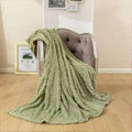 SMTE - Warm Throw Fleece Soft Blankets DoubleGreen