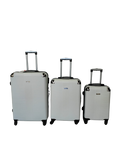 SMTE - 3 Piece Hard Shell Luggage Set - White