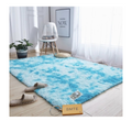 SMTE - New Premium Fluffy Carpet/Rug & Complementary Tieback and KeyringSky Blue Mix