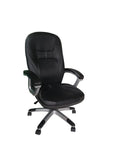 SMTE - 274 Executive Office ChairBlack PU Leather with Padded Armrests