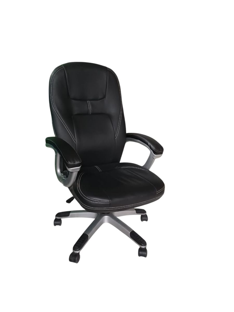 SMTE - 274 Executive Office ChairBlack PU Leather with Padded Armrests