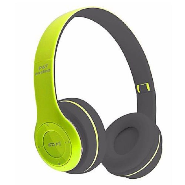 SMTE - GLS P47 Noise Cancelation Bluetooth Wireless Headphones - Green