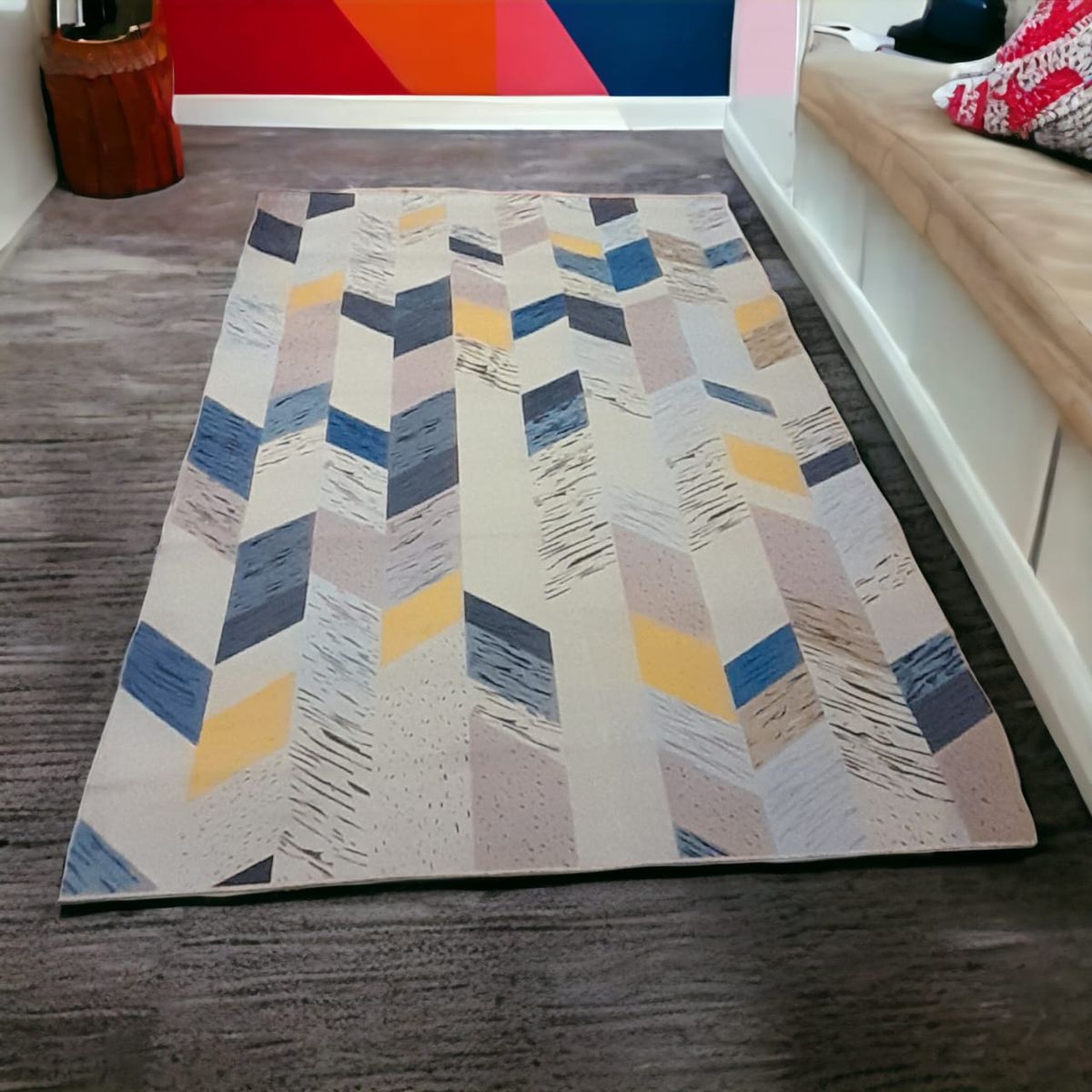 SMTE - 200cm x 150cmModern 3D Geometric DesignCarpet/RugA46