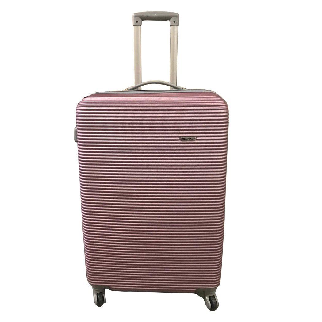 SMTE - 1 Piece Hard Outer Shell Luggage 23" - Pink