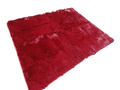SMTE - Maroon Fluffy Rug/Carpet - 200x150cm