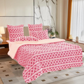 SMTE - 5 Pieces Thick Super Soft Warm and Cozy Lightweight and Breathable ComforterPink