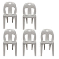 SMTE - Party Plastic Chair Set of 4White