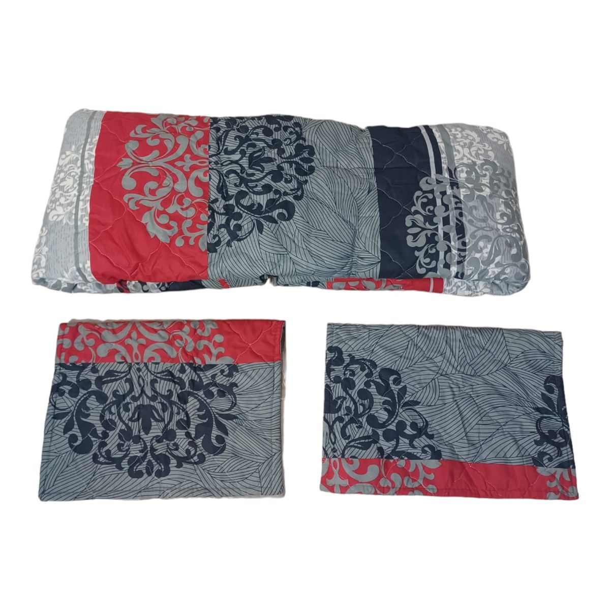 SMTE - Microfiber Duvet Cover Set3 PieceGrey