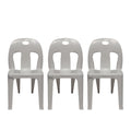 SMTE - Party Plastic Chair Set of 2White