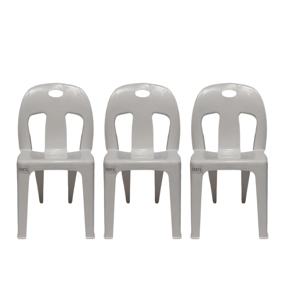 SMTE - Party Plastic Chair Set of 2White