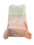 SMTE - Mink Colourful 1-Ply Blanket - Queen Size - Peach
