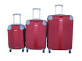 SMTE - 3Piece Travel 28Inch Luggage Suitcase Bag SetStylisRed