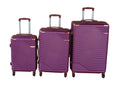 SMTE - Luggage SetDurable, Lightweight, Spinner Wheels, Telescoping Handle3PiecePurple