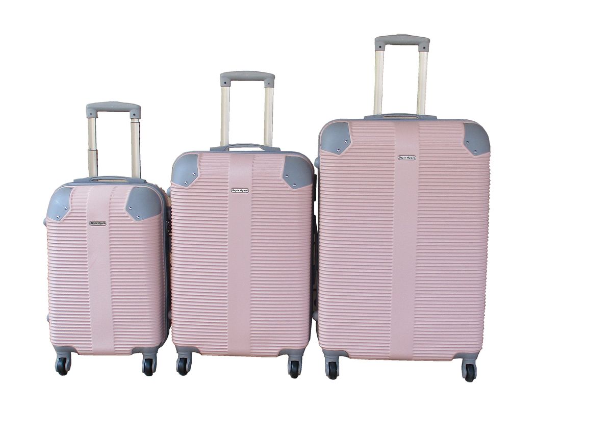 SMTE - 3Piece Travel 28Inch Luggage Suitcase Bag SetStylisCream White