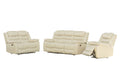 SMTE - 6 Seat Recliner Sofa Chair Lounge Suite - Cream White