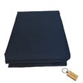SMTE - Luxurious Microfiber Bed Sheets: 150x189cm+ KeyringDark Blue