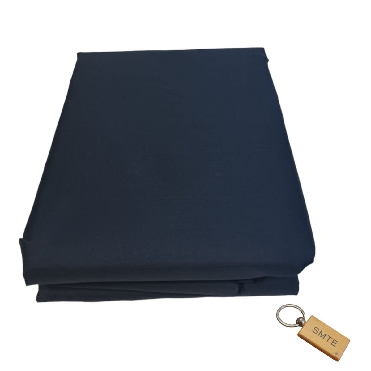SMTE - Luxurious Microfiber Bed Sheets: 150x189cm+ KeyringDark Blue