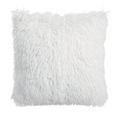 SMTE - White Faux Fluffy Cushion Cover