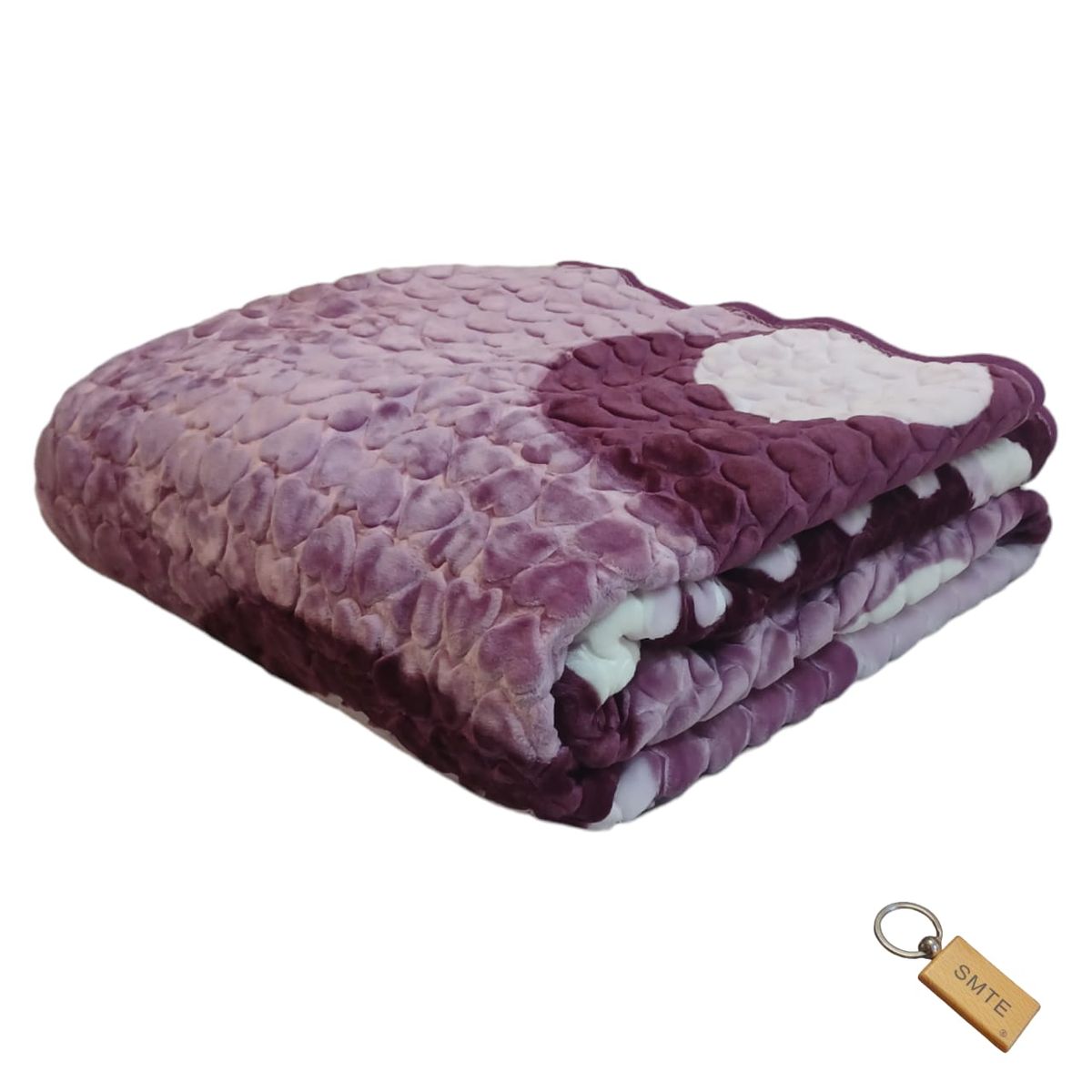 SMTE - Floral WhispersThe 1 Ply Blanket Collection and KeyringPurple