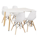 SMTE - 5 in 1 Rectangular Dining Table and Chairs