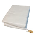 SMTE - Luxurious Microfiber Bed Sheets: 150x189cm+ KeyringWhite